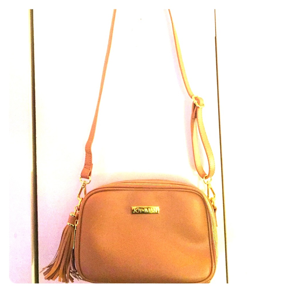 Joy & Iman Leather Tan Pocketbook